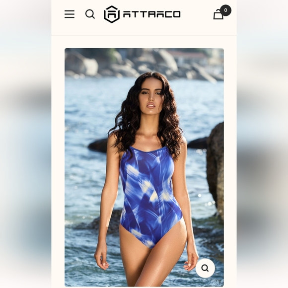 Attarco One Piece Swimsuit Size S - Picture 10 of 15